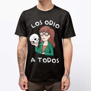 Playera Daria Mtv Los Odio A Todos - Masculino, Extra Grande