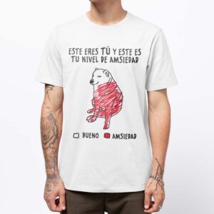 Playera Cheems Nivel De Amsiedad